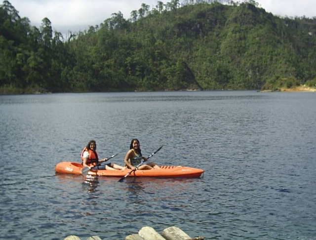 Kayak en lagos de montebello
